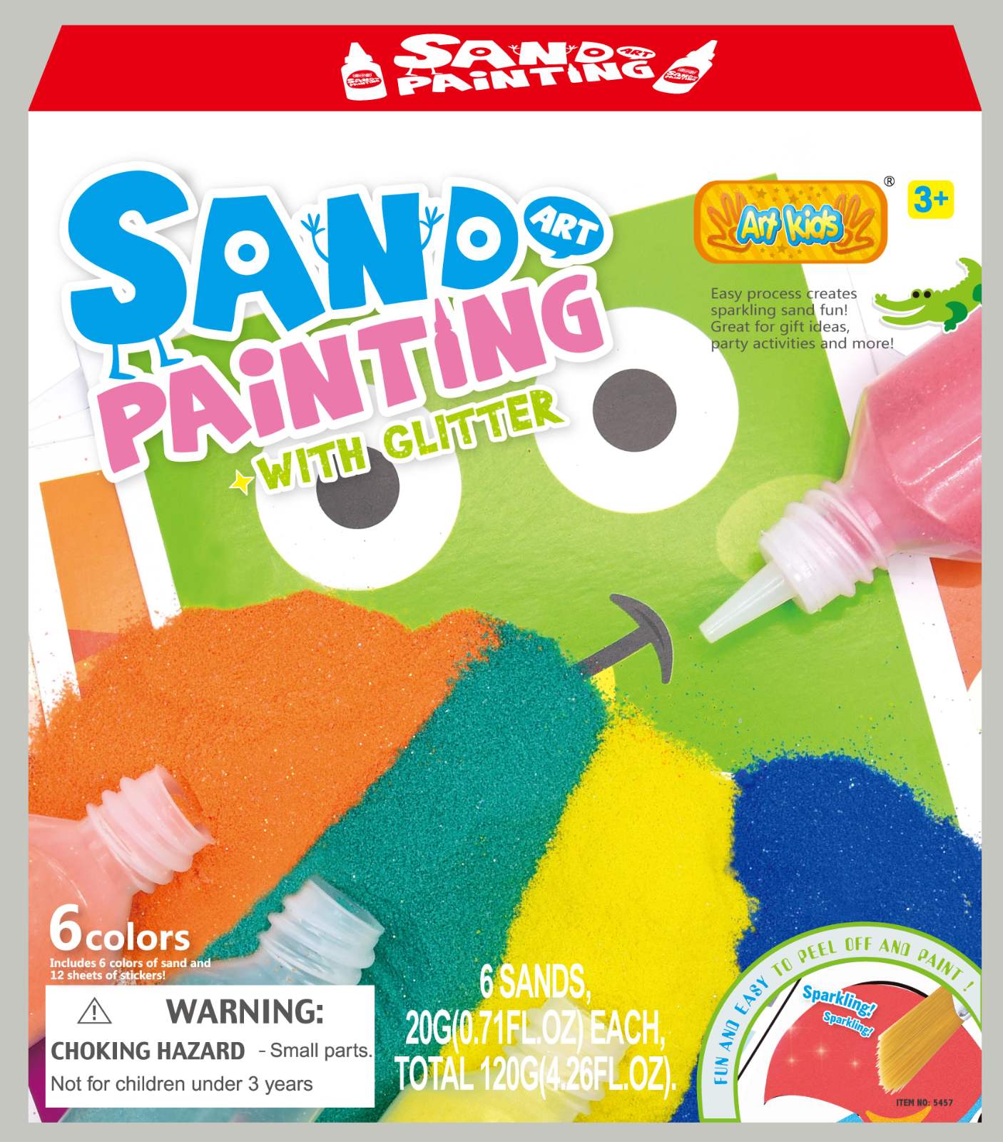 6 COLORS SAND PAINTING