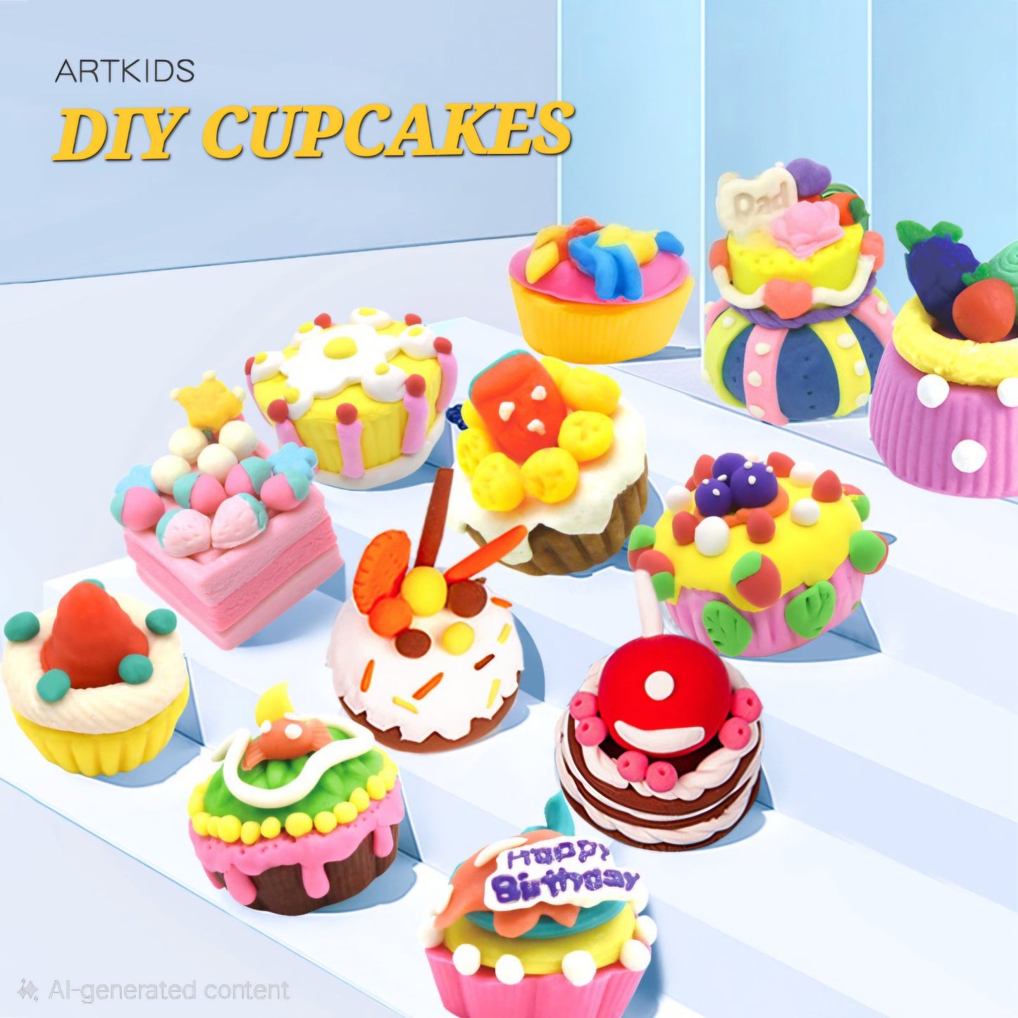 FUNNY DOUGH CUPCAKE STATION