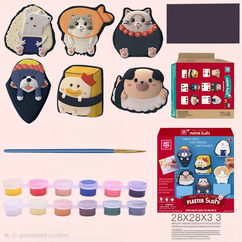 PAINT YOUR OWN PLASTER - SUSHI