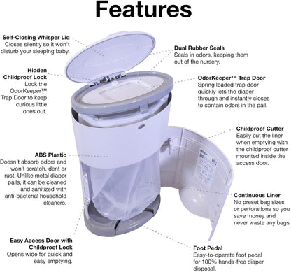 Mambo Diaper Trash Bin