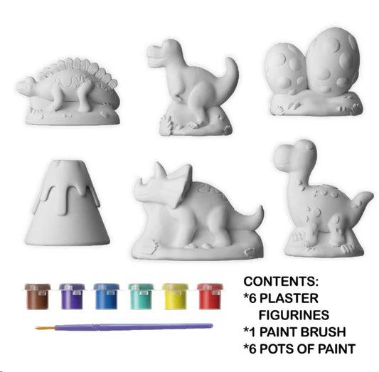 PAINT AND DISPLAY LASTER - DINOSAURS