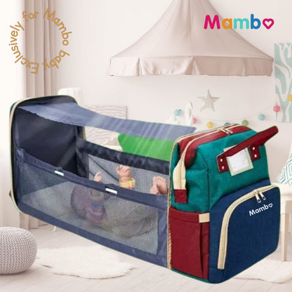 Mambo 2 in 1 Crib and Diaper Bag