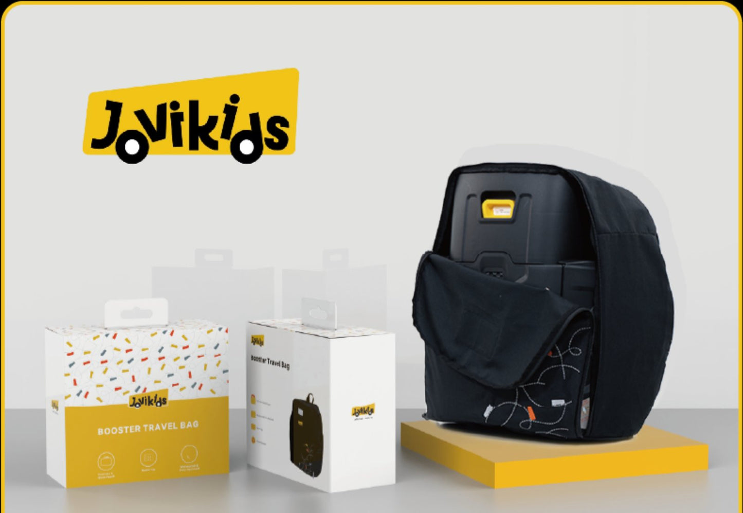 Jovikids Car Seat Booster Travel Bag Backpack