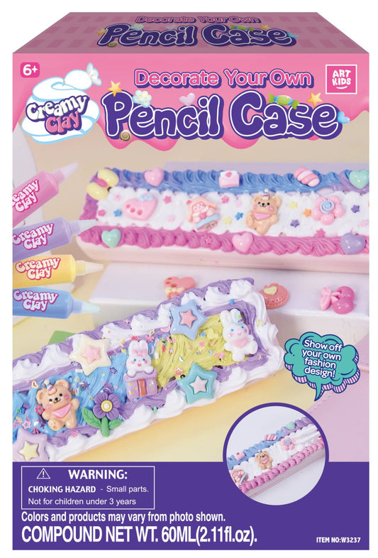 DIY CREAMY CLAY - PENCIL CASE