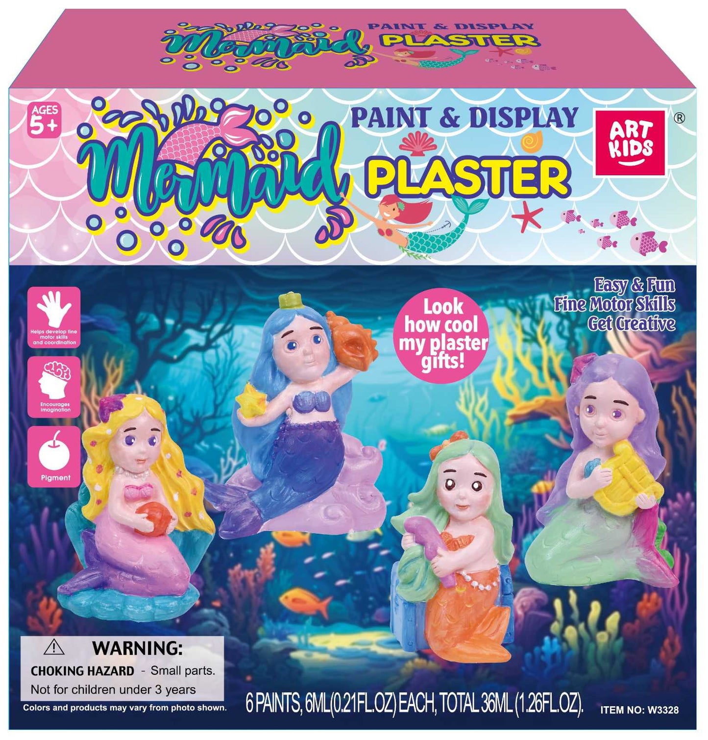 PAINT & DISPLAY PLASTER -MERMAID