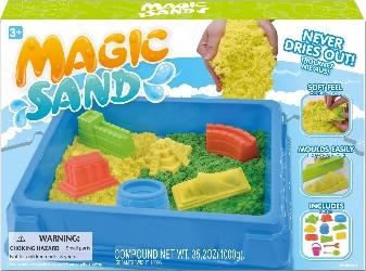 ArtKids Magic Sand Castle  With Sand Molds and Sand  with Tray Set Never Dries Out  Sand Toy Set with Molds  Educational Toy Safe For Kids