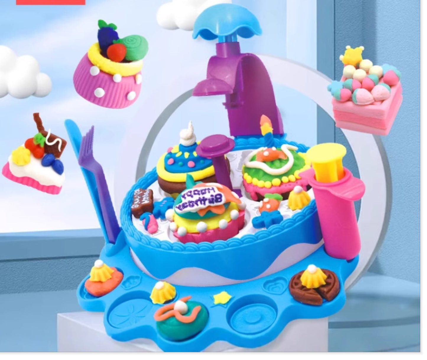 FUNNY DOUGH CUPCAKE STATION