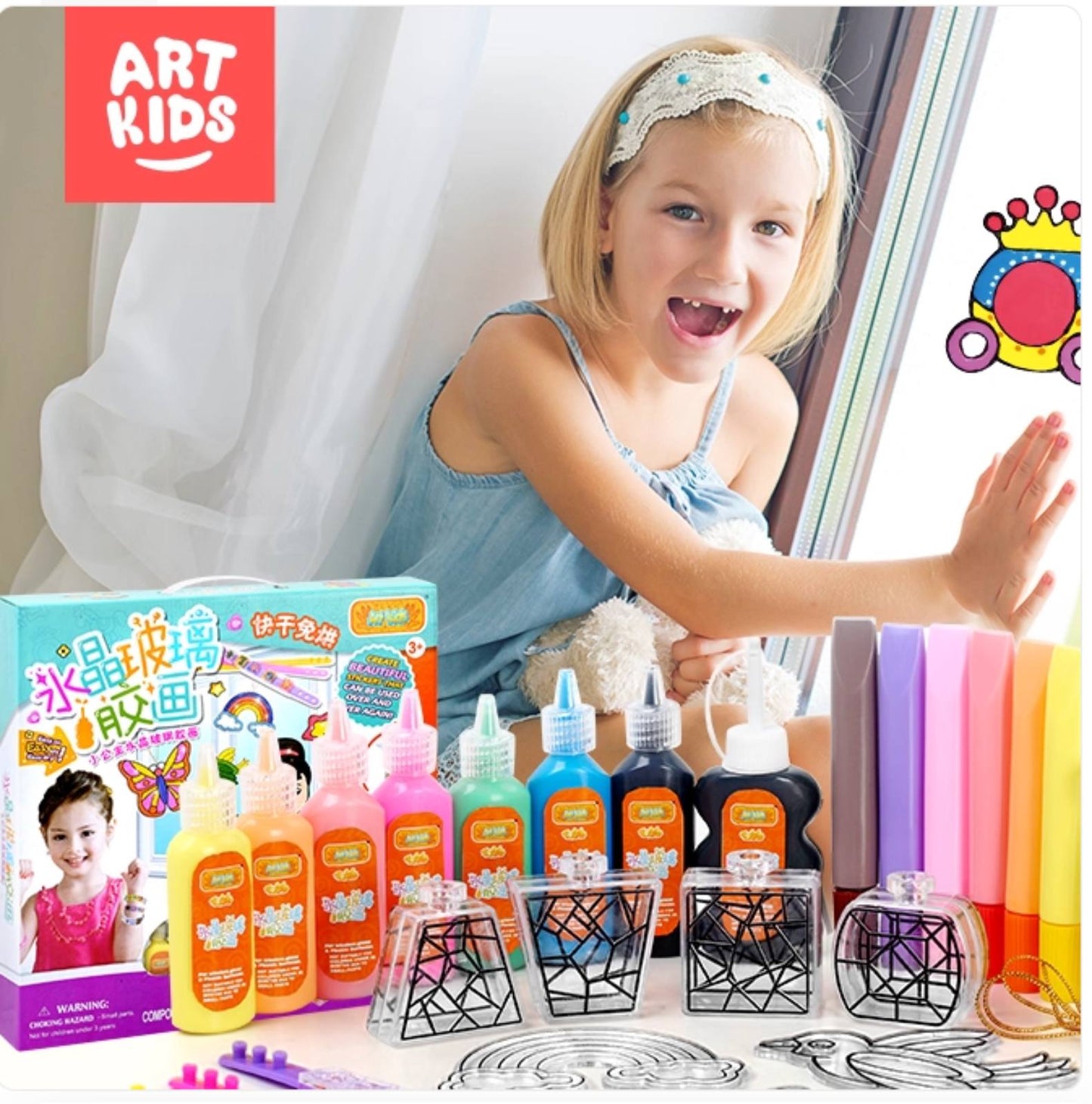 WINDOW PAINT - THE PRINCESS