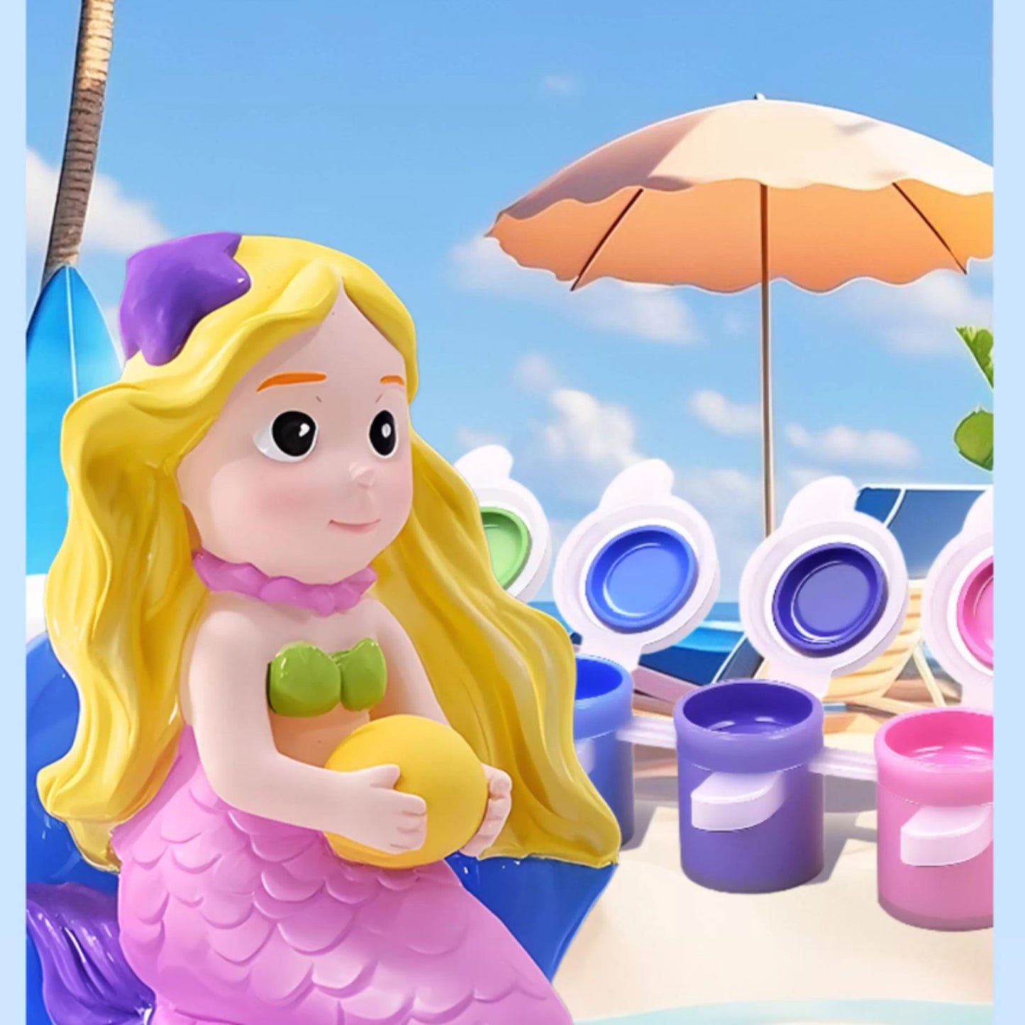 PAINT & DISPLAY PLASTER -MERMAID