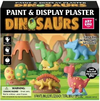 ArtKids Paint and Display  Plaster Dinosaurs