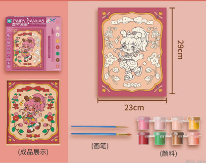FAIRY CANVAS PAINT BY NUMBER
