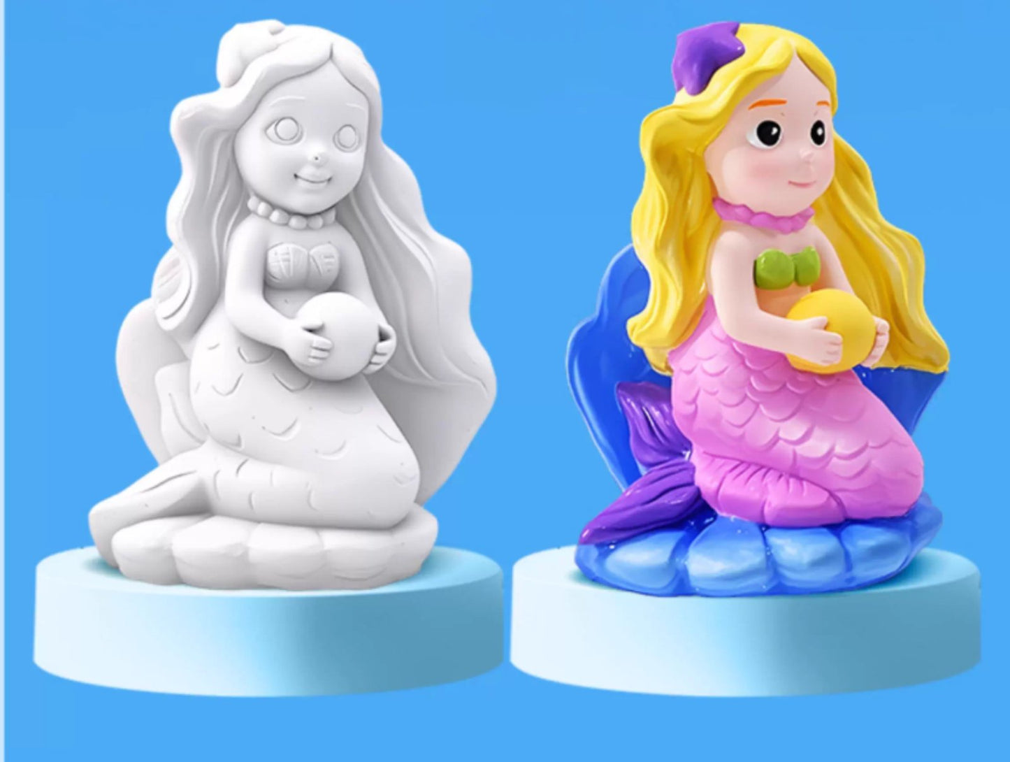 PAINT & DISPLAY PLASTER -MERMAID