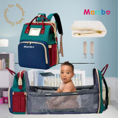 Mambo 2 in 1 Crib and Diaper Bag