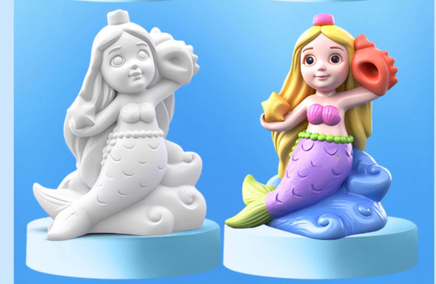 PAINT & DISPLAY PLASTER -MERMAID