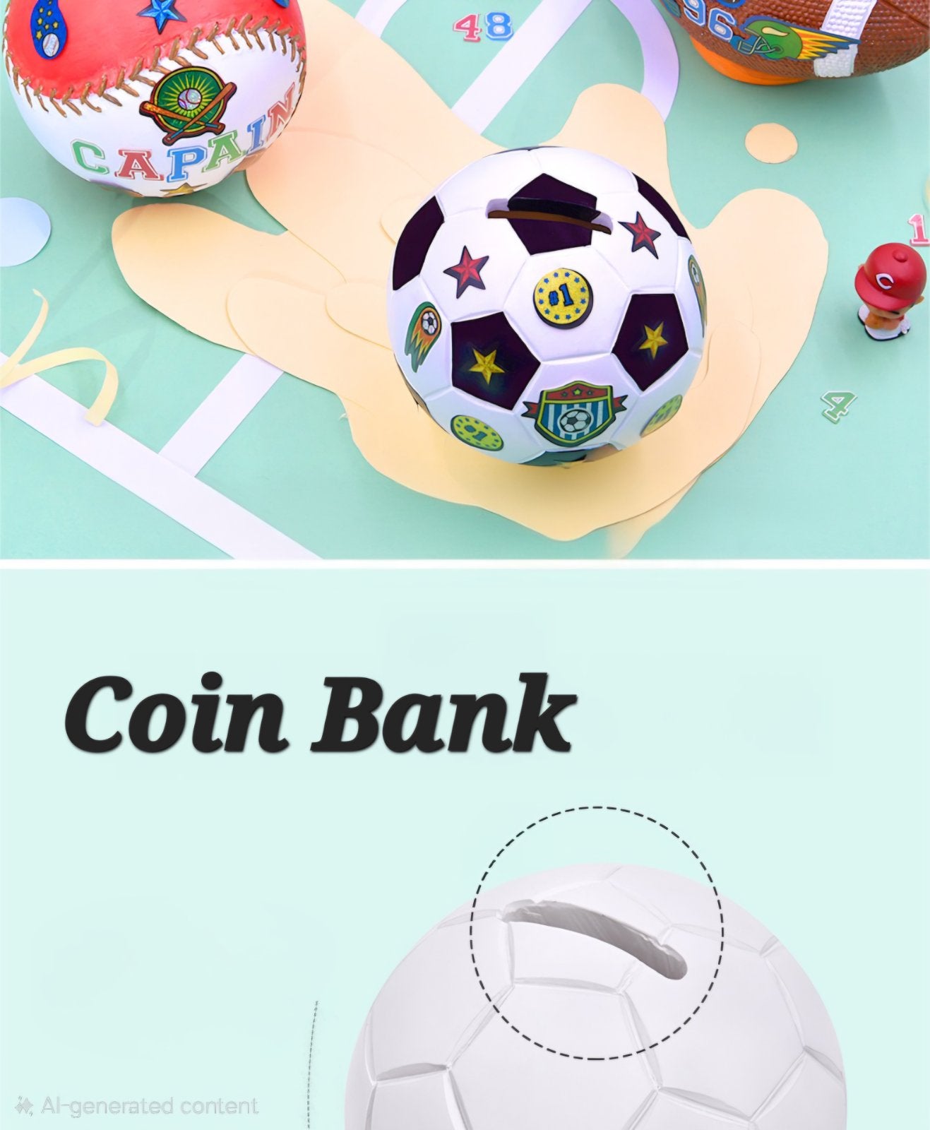 DESIGN YOUR OWN SPORT BANKS