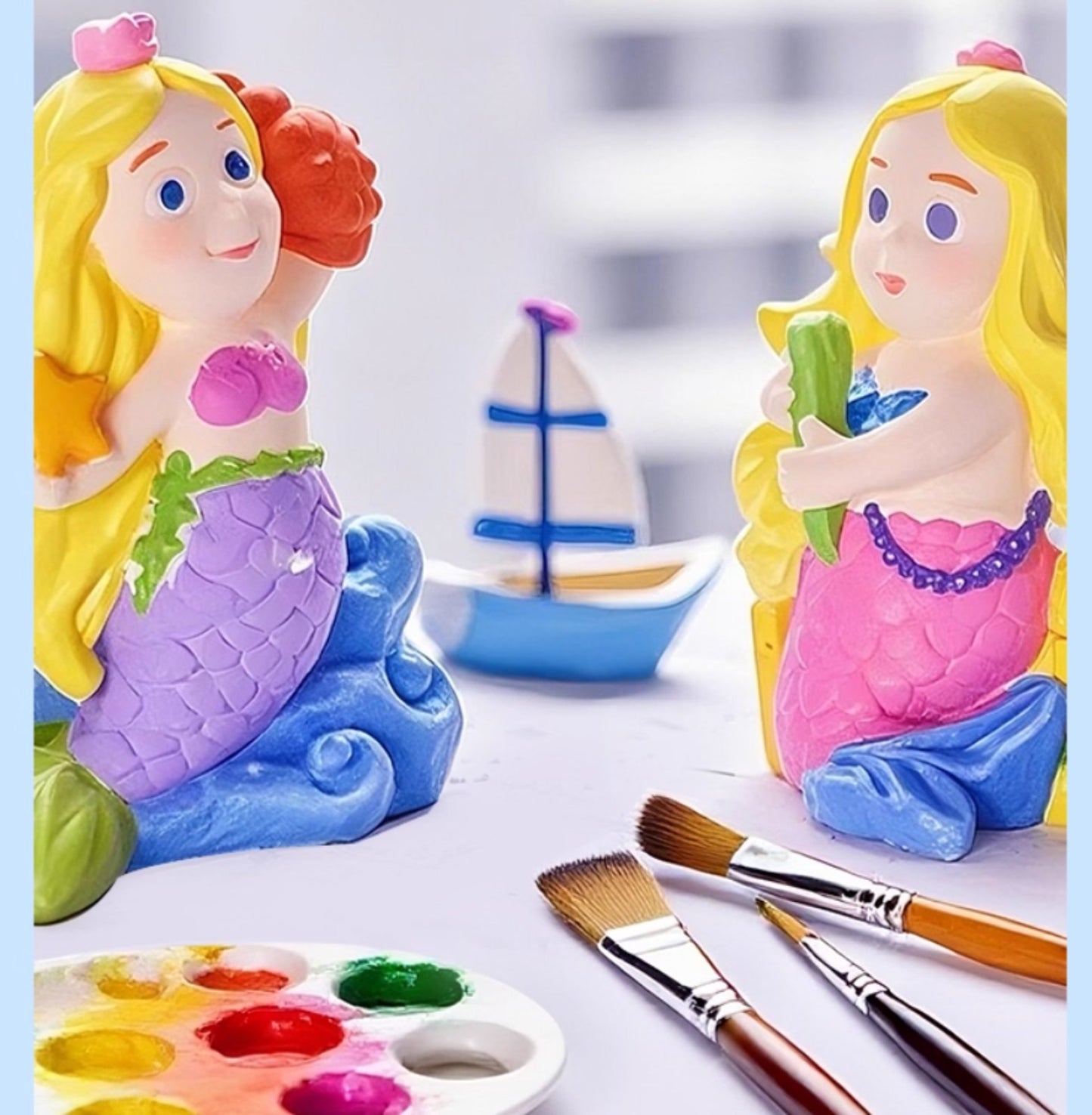 PAINT & DISPLAY PLASTER -MERMAID